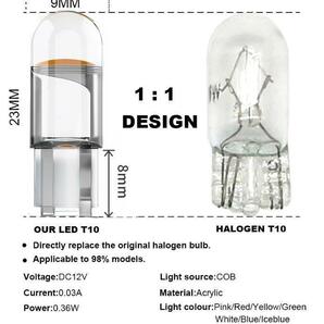 【30個セット】T10 LED ポジションランプ ホワイト 超高輝度 6000K【送料無料】の画像2