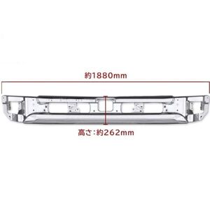 純正タイプ メッキ フロント バンパー センター バンパー スチール製 2トン 20 キャンター EX拡幅 R2.11～ ワイドキャブ/EX拡幅キャブ