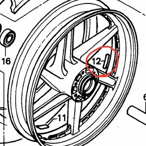 No.2 NSR250R 新品未使用 マグホイール用 ローテーションラベル。検索 MC18 MC21 MC28 HRC Jha ドッグファイト ハルクプロ ロスマンズ の画像4