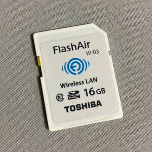 TOSHIBA FlashAir W-03 16GB ワイヤレスSDカード