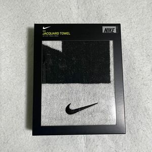 【新品未開封】NIKE ナイキ JACQUARD TOWEL ジャガードタオル ブラック/ホワイト