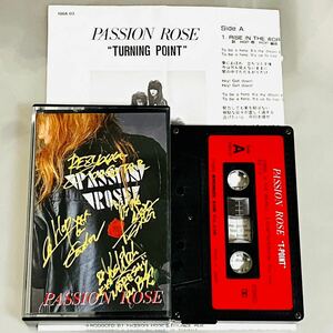 PASSION ROSE パッションローズ HEAVY METAL ヘビメタ DEMO TAPE デモテープ HARD ROCK カセット ジャパメタ サイン ハードロック 歌詞付