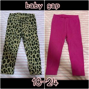 Baby Gap レギンス　レオパード　ピンク　90cm 18-24cm