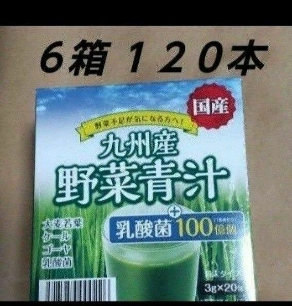 野菜青汁 ６箱 １２０包 乳酸菌 大麦若葉 青汁