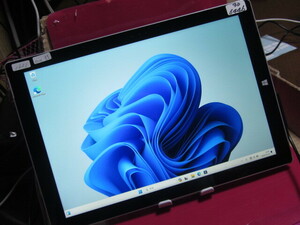 ジャンク　Surface pro　1631　64GB windows11　10型 wifi　銀　初期化済み　30-6446