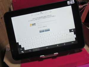 ジャンク just　system　kc-t301dtt　szj-js201　os:5(多分)　タレット　10型 　黒　初期化済み　難　6-6491