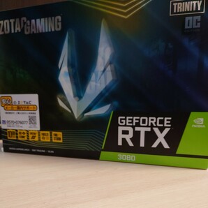 ZOTAC GAMING GeForce RTX 3080 Trinity OC LHR グラフィックスボードの画像1