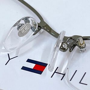 長期保存品 TOMMY HILFIGER 眼鏡 チタン 枠無し 新品未使用 型板&ネジ付の画像2