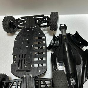 10/1電動RC4WDレーシングバギーエアロアバンテ シャフトドライブ4WD DF-02シャーシ 取説、メカ付きの画像6