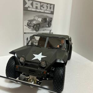 タミヤ 1/12電動ラジオコントロールカー  XR311・コンバットバギー メカ付き、取説付きの画像1