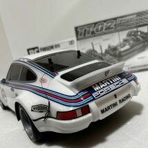 タミヤ　TT-02シャーシ　1/10スケールPORSCHEポルシェ911CARRERA RSR メカ付き、取説付き_画像3