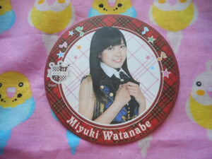 AKB48 Cafe & shop Coaster NMB48 Watanabe Miyuki *