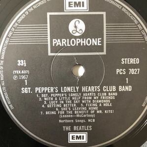 ビートルズ Sgt. Pepper's Lonely Heart Club Band英国盤ステレオLPの画像7