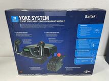 Saitek サイテックPro Flight Yoke System フライトヨーク＆クアドラント Pro Flight Rudder Pedals フライトシュミレーター ラダーペダル _画像5