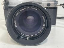 美品　Canon キャノン AE-1 フィルムカメラ ZOOM LENS FD 35-70mm マニュアルフォーカス　一眼レフ _画像10