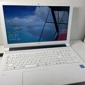 NEC PC-NS100F2W LAVIE NS100/F Celeron 3855U 1.60GHz 4GB 500GB■現状品 初期化済みの画像1