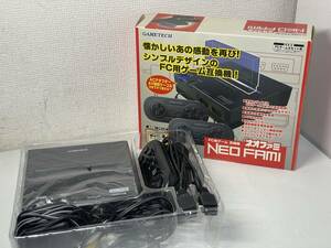 一円 GAMETECH ゲームテック NEO FAMI ネオファミ FCカセット用 ファミコン互換機 現状品 箱付き