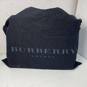 【新品 未使用】 BURBERRY バーバリー トートバッグ ノバチェック レザー キャンバス 型崩れなし 通勤 ビジネスの画像10
