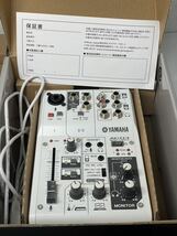 1円 動作品 ヤマハ YAMAHA AG03 オーディオミキサー ウェブキャスティングミキサー オーディオインターフェイス ミキシングコンソール_画像4