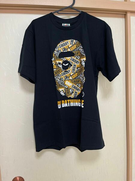 エイプ　Tシャツ　Lサイズ　【 BAPE X GRIP SWANY 】BY BATHING APE TEE 黒