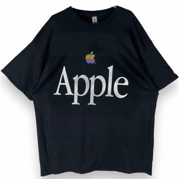 セール APPLE Mac アップル Tシャツ 企業 黒 ブラック 大判 デカロゴ SALE 製 90s USA アメリカ 00s y2k 野村訓市 Marlboro 