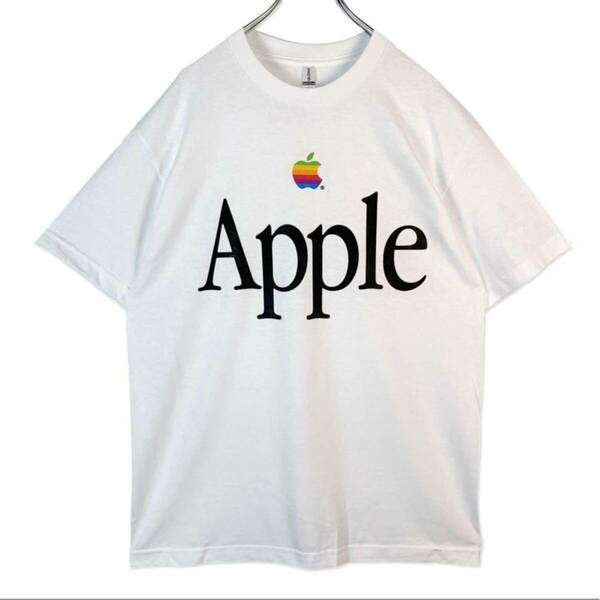 アップル Mac セール APPLE Tシャツ 企業 ホワイト 白 大判 デカロゴ 製 90s USA アメリカ 00s y2k 野村訓市 Marlboro 