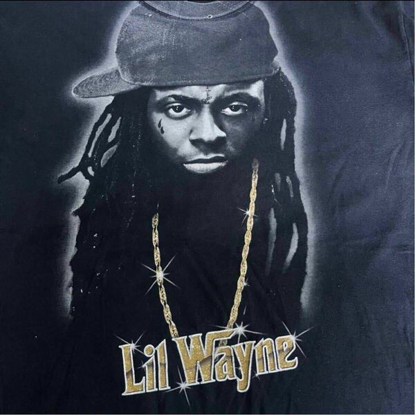 当時物 リルウェイン lil wayne Tシャツ 00s サンフェード y2k ラップ ヴィンテージ 90s 2PAC エミネム スヌープドッグ RAP セントマイケル