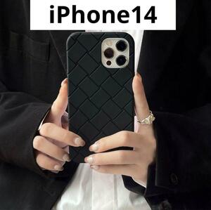 iPhone14 ケース シリコンカバー 携帯カバー 黒　ブラック　韓国　海外