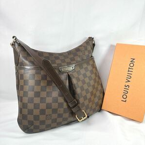 1円 ルイヴィトン LOUIS VUITTON ショルダーバッグ ブルームズベリPM M42251 ダミエ エベヌ ブラウン シリアルDU3180の画像1