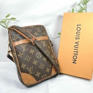 1円 LOUIS VUITTON ルイヴィトンモノグラム ダヌーブ ショルダーバッグ M45266 シリアル872SL