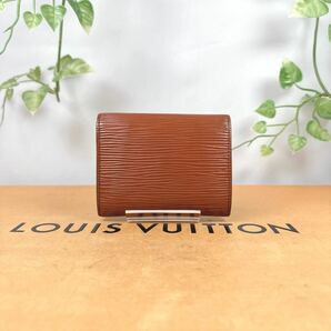 1円 ルイヴィトン LOUIS VUITTON エピ 小銭入れ コインケース サーンプル コンパクト シリアルナンバーCA0947 男女兼用の画像2