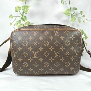 1円 LOUIS VUITTON ルイヴィトン M45254 モノグラム リポーター PM クロスボディ ショルダーバッグ シリアルSP0096の画像4