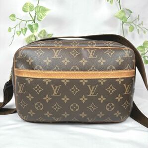 1円 LOUIS VUITTON ルイヴィトン M45254 モノグラム リポーター PM クロスボディ ショルダーバッグ シリアルSP0096の画像3