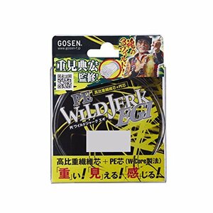 ゴーセン(GOSEN) PEライン PEワイルドジャーク エギ 150m 0.5号 4.1kg(9lb) イエローカモ GS015