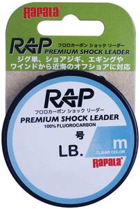 ラパラ(Rapala) ラッププレミアムショックリーダー 30m 7LB 1.75号 クリア RAP-30FC7