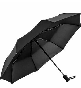 折りたたみ傘 折り畳み傘 雨傘 日傘 メンズ 10本骨 自動開閉 ブラック 黒 ワンタッチ開閉 晴雨兼用 UVカット ブラック