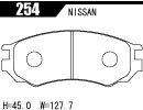 ACRE アクレ ブレーキパッド PC3200 前後セット パルサーセリエ JN15 H9.9～H12.8 FF VZ-R 1.6L リアディスク車_画像2