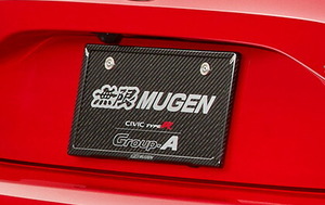 MUGEN 無限 カーボンナンバープレートガーニッシュ リア シビック FL5 2022/9～