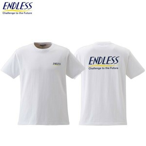 ENDLESS エンドレス ロゴTシャツ ホワイト (M～XL)