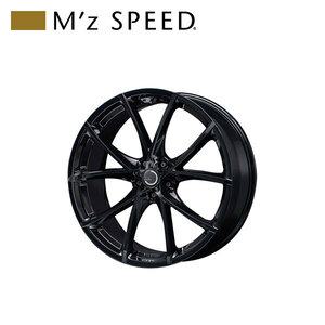 M'z SPEED Julia FullThrottle 22×9.0J PCD114.3 +32 ブラック 22インチ 鋳造1ピースアルミホイール 1本