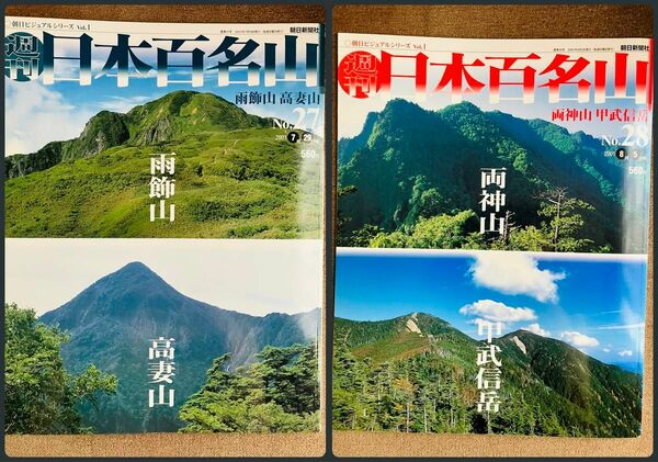 深田久弥『日本百名山』27号、28号／雨飾山－高妻山／両神山 ー甲武信岳