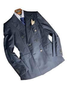 Sartoria Ypsilon put on person ...DORMEUIL ICONIK by using . milano style . tailoring .ne. Be all season double Press jacket 48