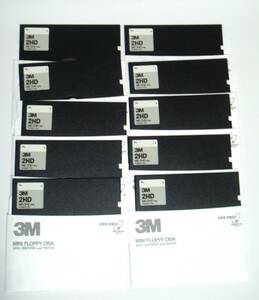 3M 2HD 5インチフロッピーディスク　10枚