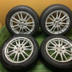 【長野発★N256】ダンロップ ウィンターマックス03 215/55R17 2020年製!! AZ SPORTS 17×7J ET38 4本セット!! 格安★売切の画像2