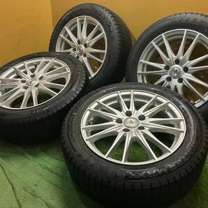 【長野発★N256】ダンロップ ウィンターマックス03 215/55R17 2020年製!! AZ SPORTS 17×7J ET38 4本セット!! 格安★売切の画像1