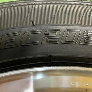 【長野発★N010★2020年製!!】日産純正AWｘダンロップ EC202 4本セット!! 155/65R13 PCD100/4H 13x4J 格安☆売切の画像7