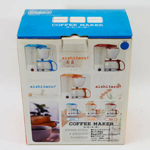 未使用保管品 ドウシシャ コーヒーメーカー DCM-02(RBL) 1～4カップ ドリップ式 