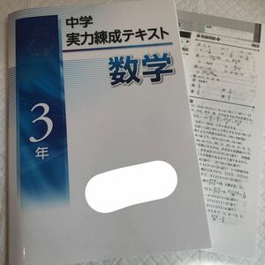 中学実力錬成テキスト 数学3年 文理