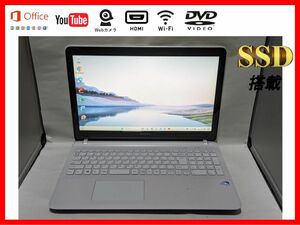 SONY　VAIO　SVF15217C　白美品 SSD WIN11 Office