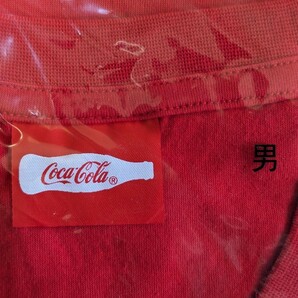 送料無料 新品 未使用 コカコーラ Tシャツ 2枚セット メンズ 男 Coca-Cola コカ・コーラ 景品 応募 サイズ不明の画像3